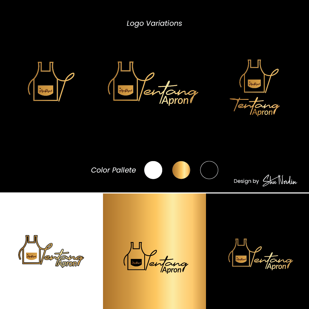 Tentang Apron — identiti visual 2