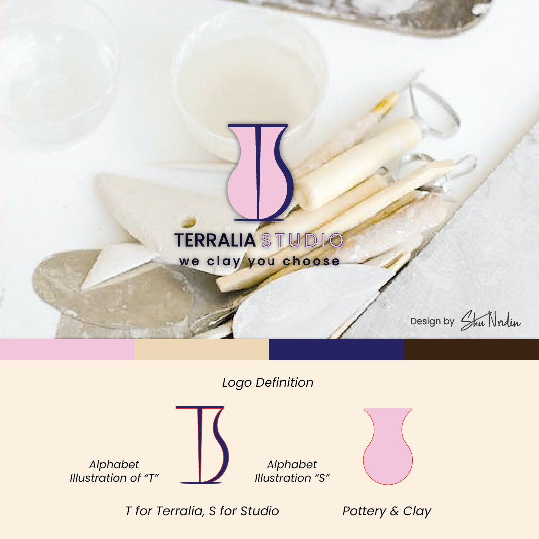 Terralia Studio — identiti visual 1