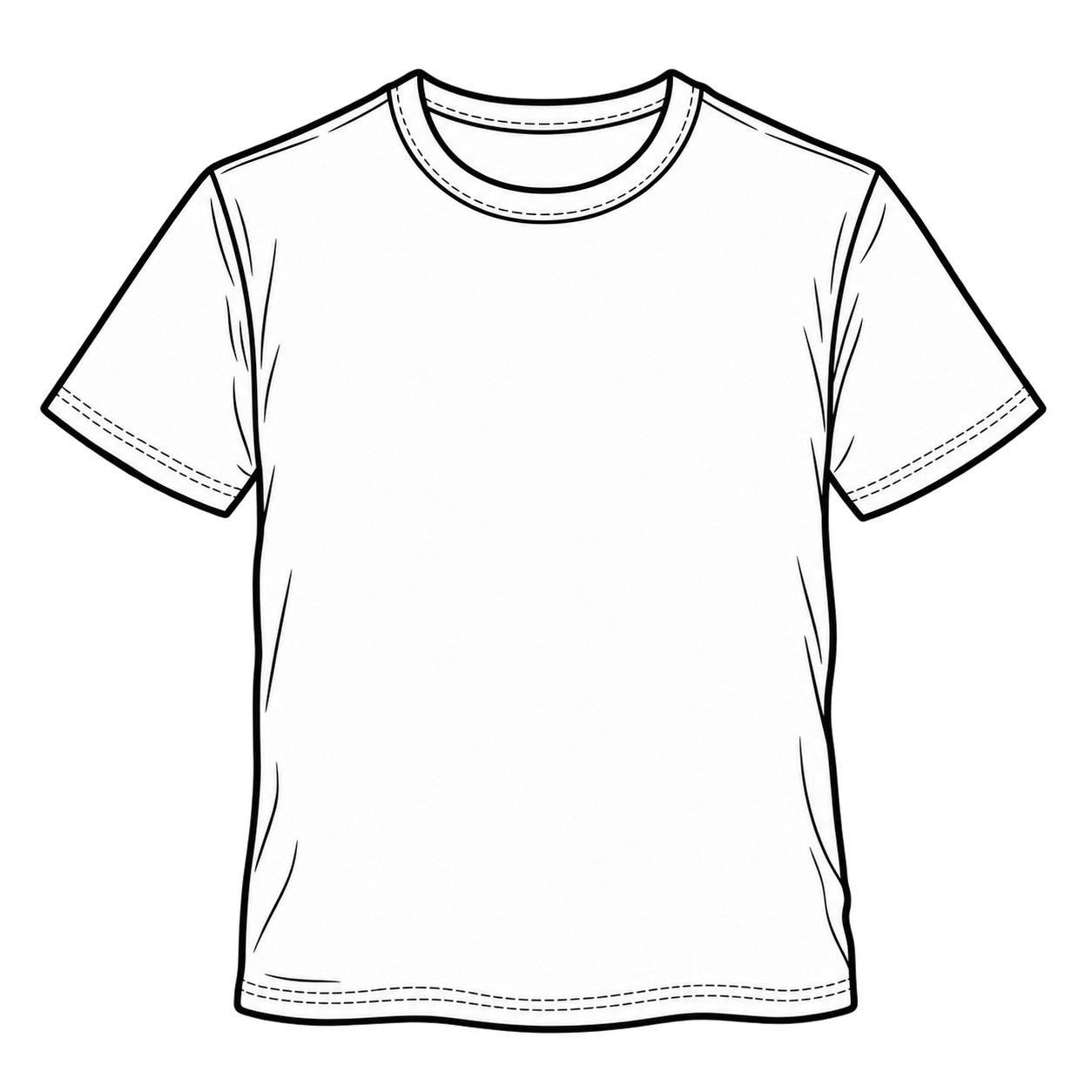Doodle baju lengan pendek