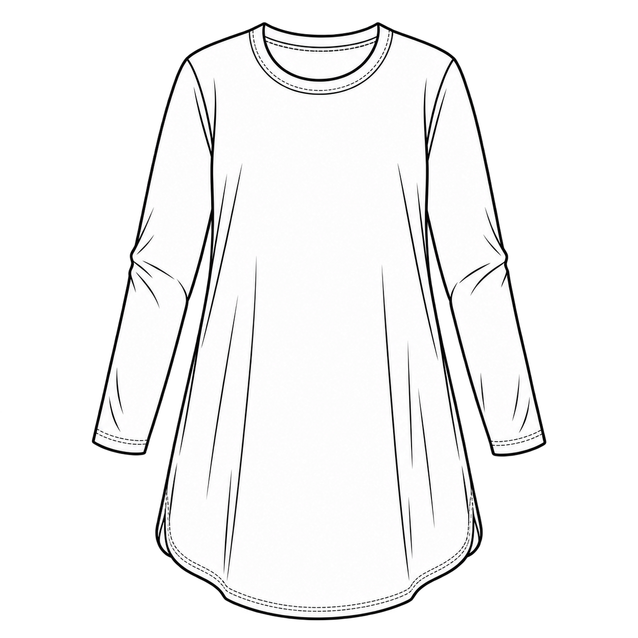 Doodle baju muslimah
