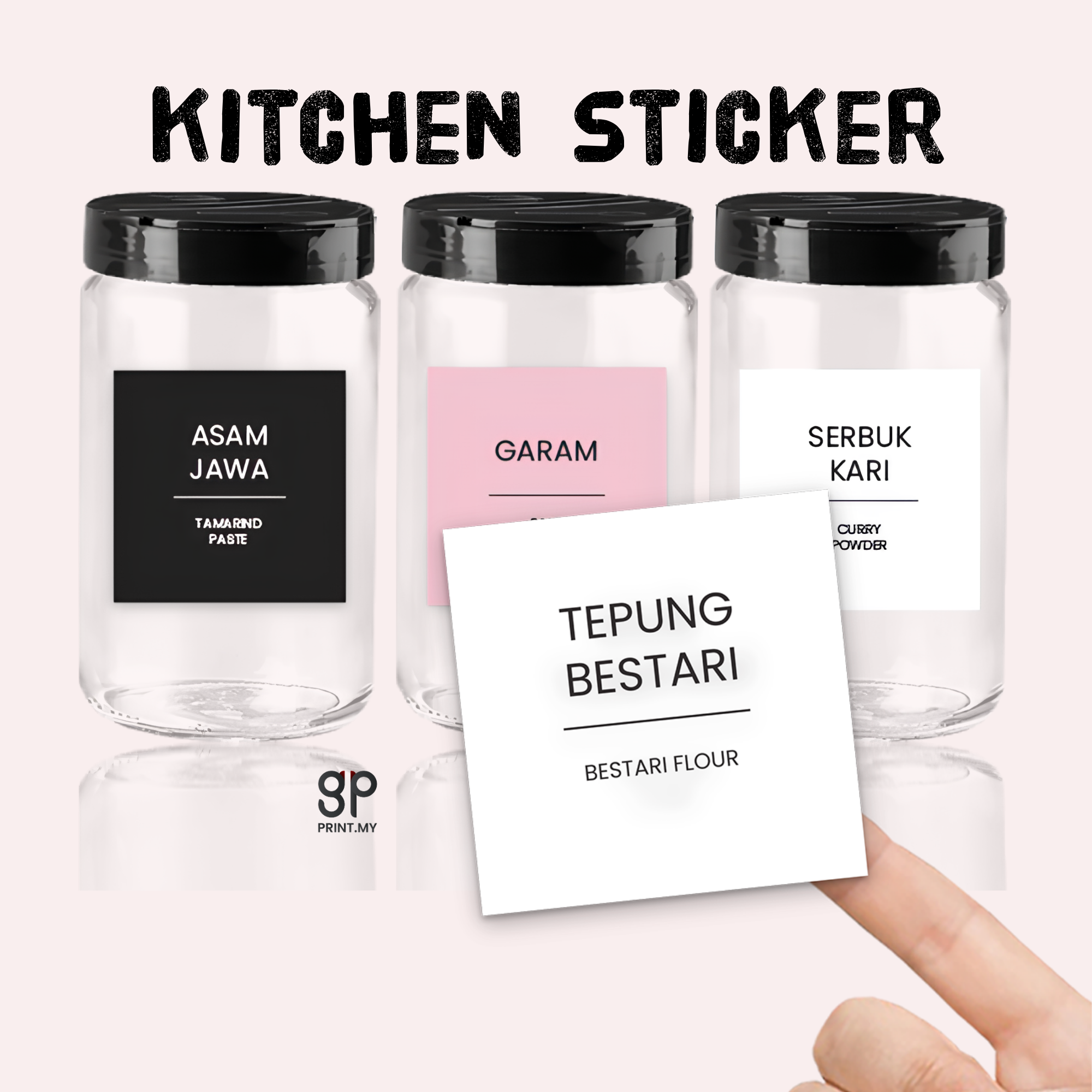 Kitchen Sticker GP Print