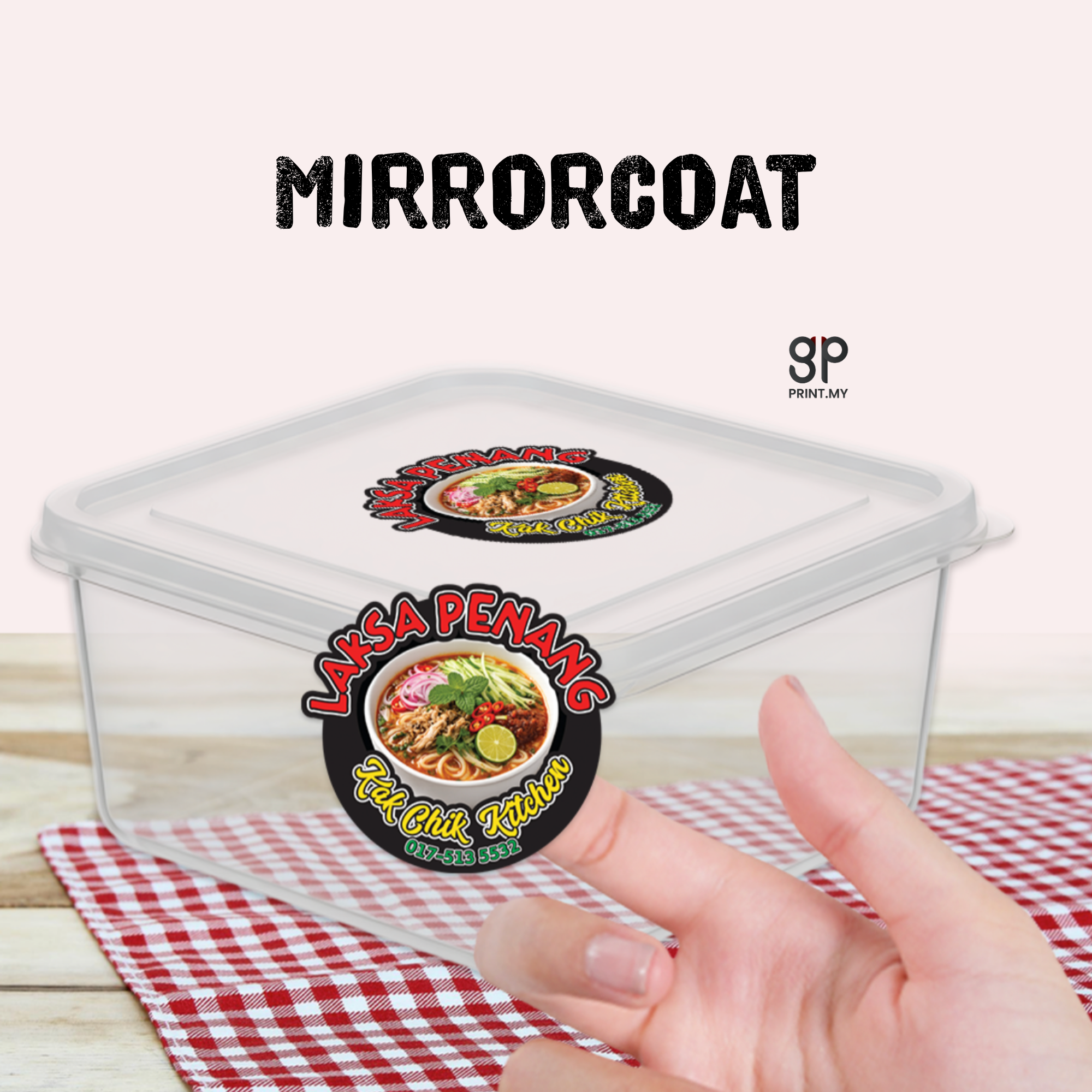 Sticker Mirrorcoat GP Print